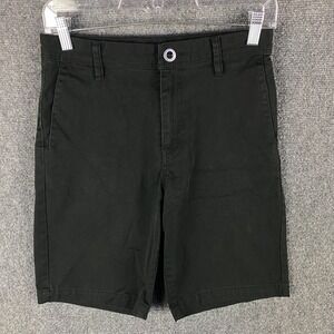 Volcom Shorts Men's‎ 28 Black Casual Slash Pockets Polyester Blend